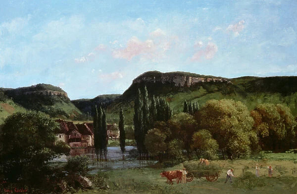 View of Ornans, 1864 (oil on canvas)