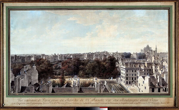 View of Paris taken from the belvedere of Monsieur Fournelle