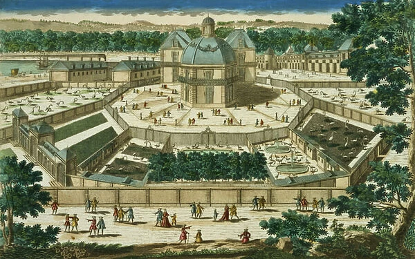 View and Perspective of the Salon de la Menagerie at Versailles