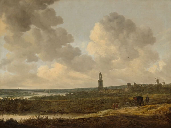 View of Rhenen, 1646 (oil on canvas)