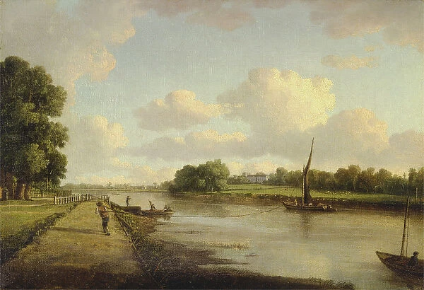 View on the River Thames at Richmond (?), c. 1776 (oil on canvas)