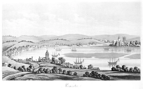 View of Rochester in 1669, from Travels of Cosimo III (1642-1723