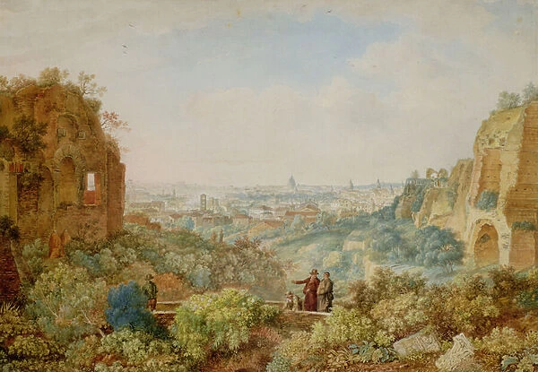 View of Rome from the Palace of the Caesars