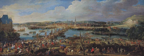 View of Rouen from Saint-Sever, c. 1715-20 (oil on canvas)