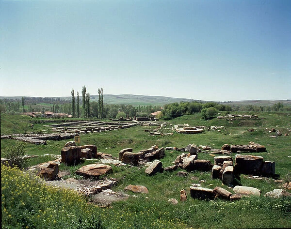 View of the ruins of the site, 14th century BC