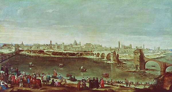 View of Saragozza, c. 1647 (oil painting on canvas)