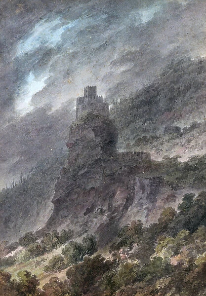 View of a Schloss between Bolzano and Trent, (w  /  c)