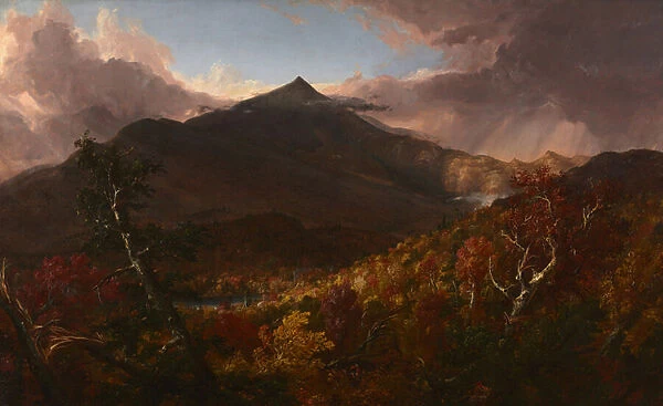 View of Schroon Mountain, Essex County, New York, After a Storm, 1838 (oil on canvas)