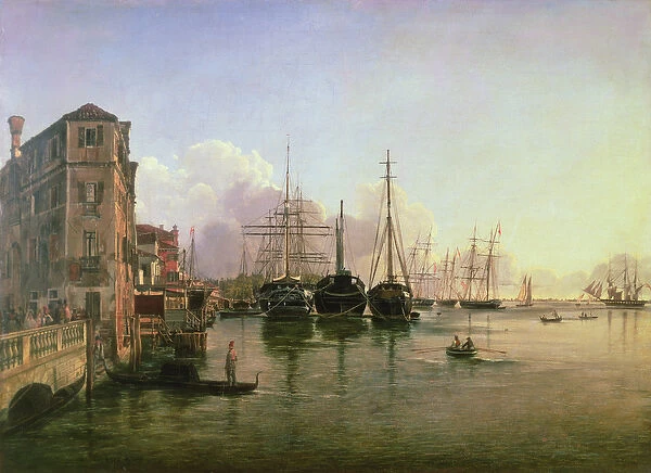 View of The Strada Nuova, Venice, 19th century