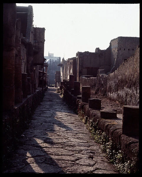 View of a street, 5th century BC - 1st century AD