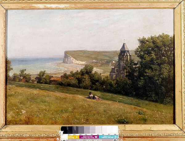View taken from the treport Painting by Constant Dutilleux (1807-1865). 1865. Dim. 0