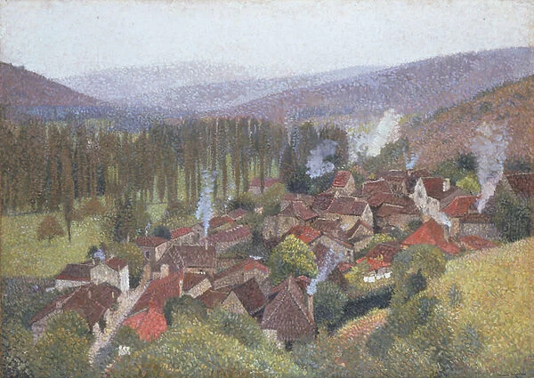 View of the Terrasse de Marquayrol, Labastide du Vert, 1935 (oil on canvas)