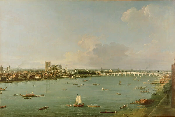 View of the Thames from South of the River