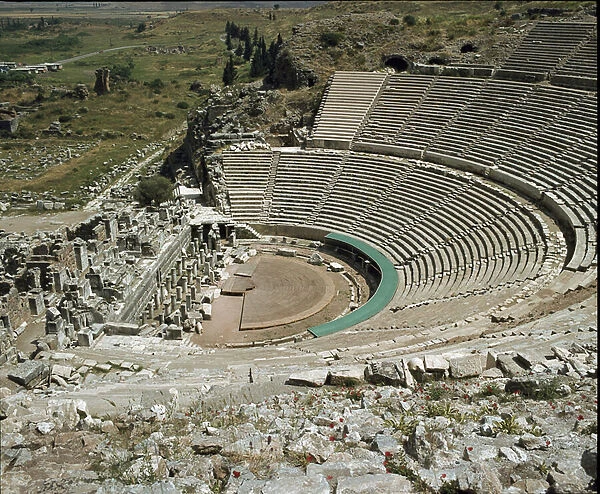 View of the theatre, 4th century BC-1st century AD