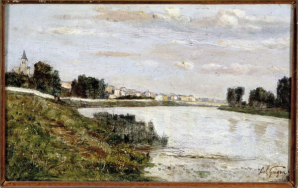 View of Triel (Triel sur Seine), 1865 (oil on canvas)