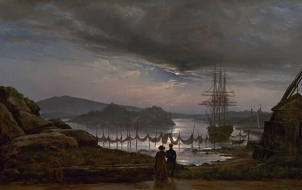 View from Vaekero near Christiania, 1827 (oil on canvas)