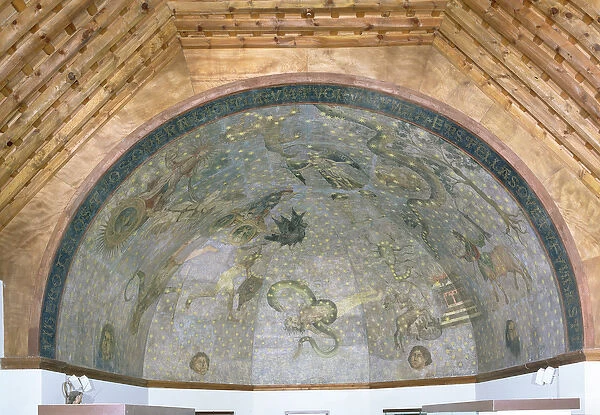View of the vault depicting the Cielo de Salamanca, c. 1480-90 (fresco)