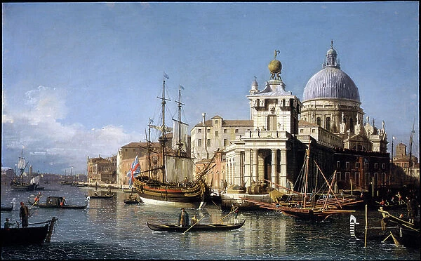 View of Venice, 18th century (oil on canvas)
