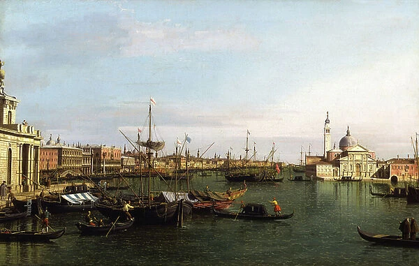 View of Venice: Basilica of San Giorgio Maggiore (oil on canvas)