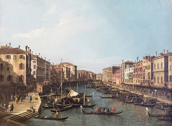 View of Venice from the Canal Grande, 1735-1740 (oil on canvas)
