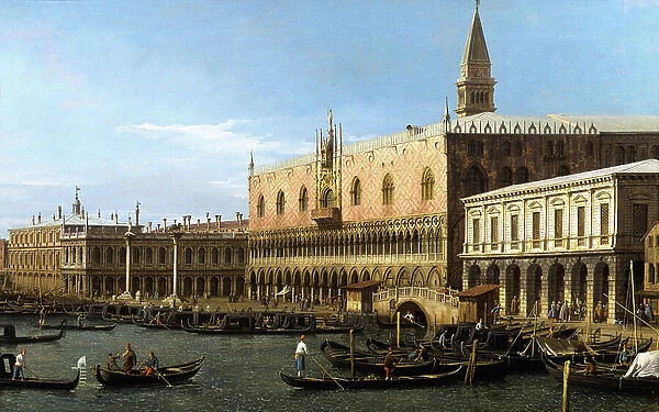 View of Venice: Piazza San Marco (oil on canvas)