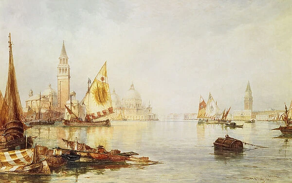 View of Venice (w  /  c on paper)