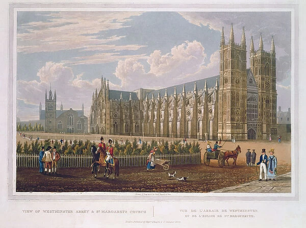 View of Westminster Abbey and St. Margarets Church, pub. by Colnaghi & Co