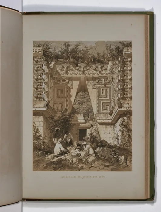 Framed Print : Views of Ancient Monuments, First Edition, 1844 (colour litho) Framed Print : Views of Ancient Monuments, First Edition, 1844 (colour litho)
