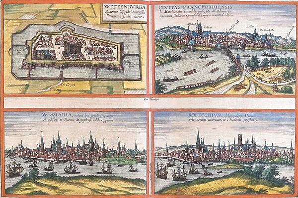 Views of Wittenburg (Wittenburga), Frankfurt (Francfordiensis)