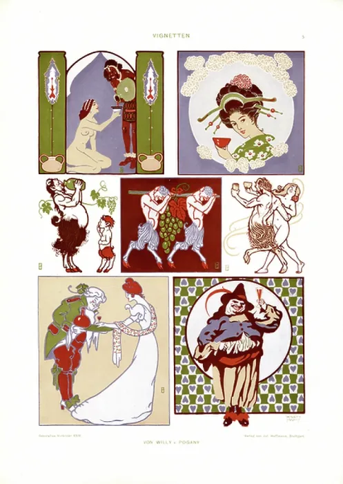 Framed Print : Vignettes (print)