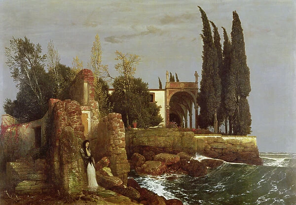 Villa by the Sea, 1878 (oil on canvas)