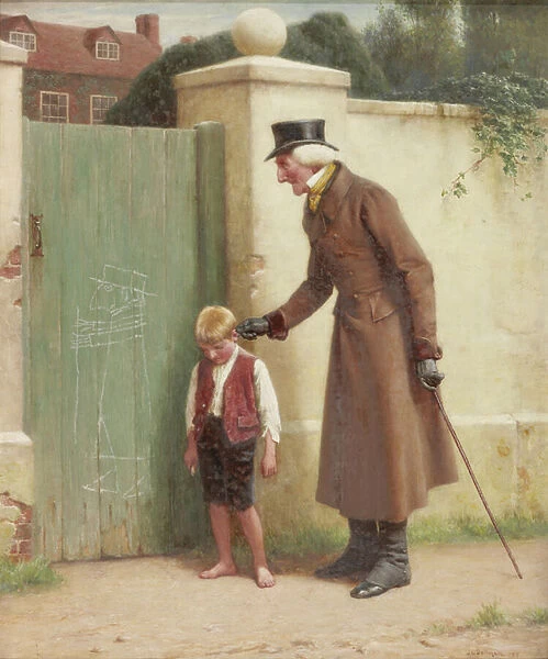 The Village Artist, 1899 (oil on canvas)