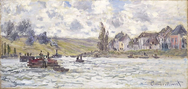 The Village of Lavacourt, 1878 (oil on canvas)
