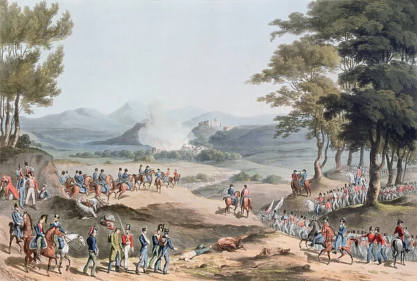 The Village of Pombal, engraved by C. Turner, 11th March 1811 (coloured engraving)