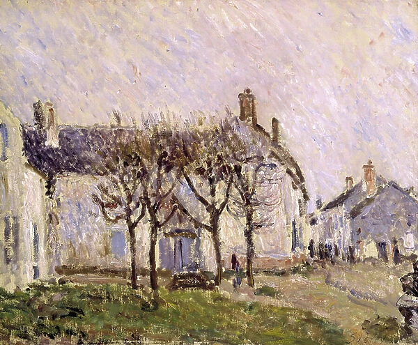 Village Street, Moret-sur-Loing, c. 1894 (oil on canvas)
