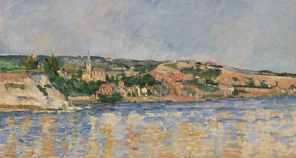 Village at the Waters Edge, c. 1876 (oil on canvas)
