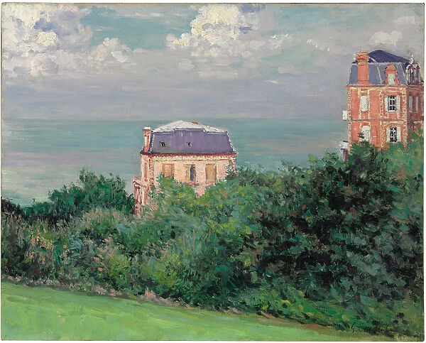 Villas at Villers-sur-Mer (oil on canvas)