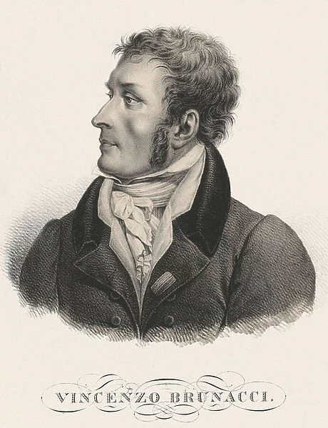 Vincenzo Brunacci, Portrait (engraving)