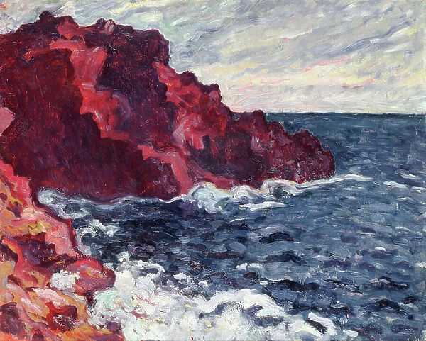 Violet Cliffs, 1900 (oil on canvas)