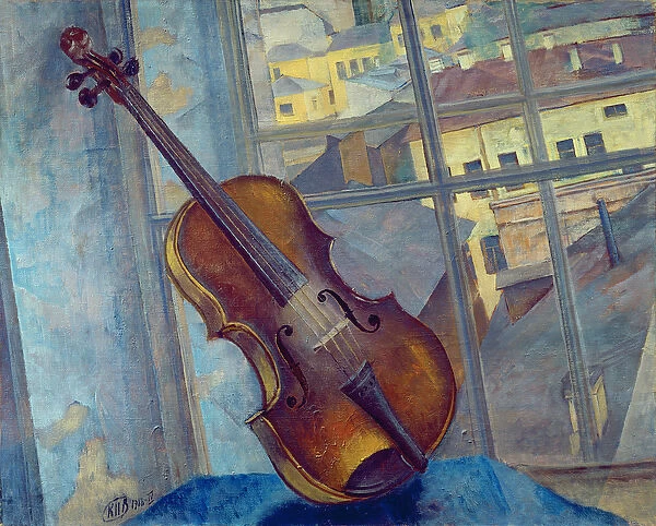Violin, 1918 (oil on canvas)