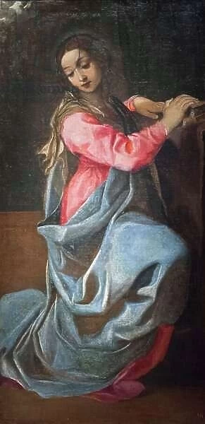 Virgin of annunciation, 1588, (oil on canvas)