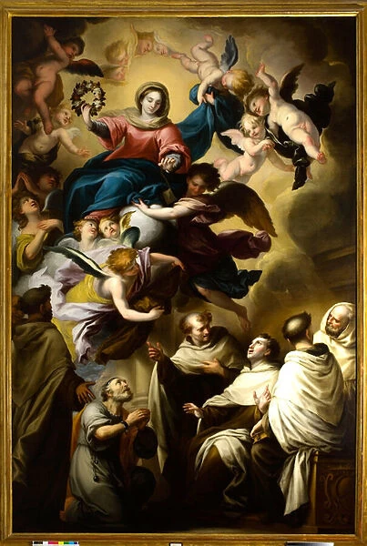 The Virgin appears to the Carmelitan Saints (oil on canvas)