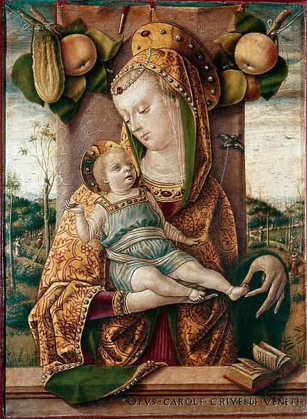 Virgin and Child, 1480-1486 (Tempera on wood)