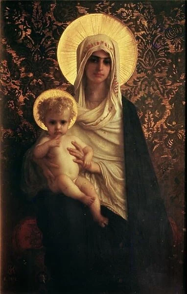 Virgin and Child, 1872 (oil on canvas)