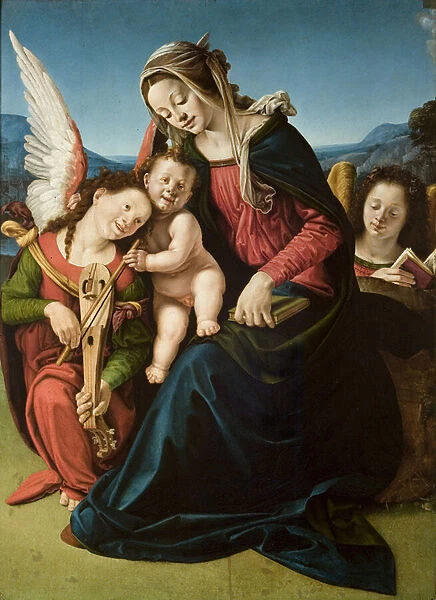 The Virgin and Child with Two Angels, c. 1507 (oil on wood)