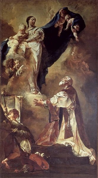 Virgin and Child Appearing to St. Philip Neri, 1725-26