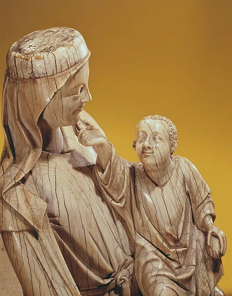 Virgin and Child, c. 1250 (ivory)