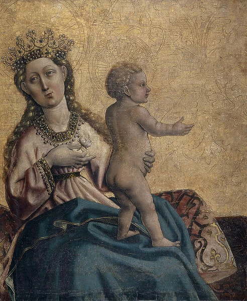 Virgin and Child, Fragment of the altar of Olsberg, so-called '