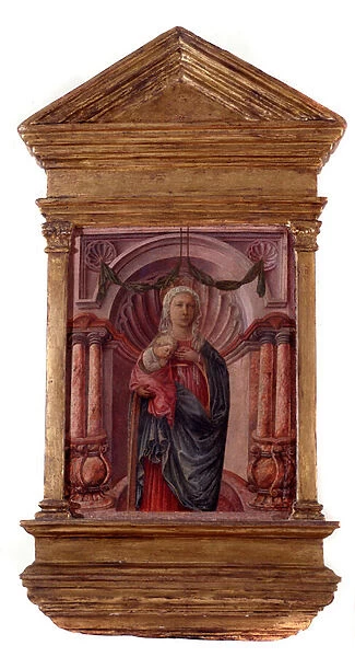 Virgin with child (Painting, 15th century)