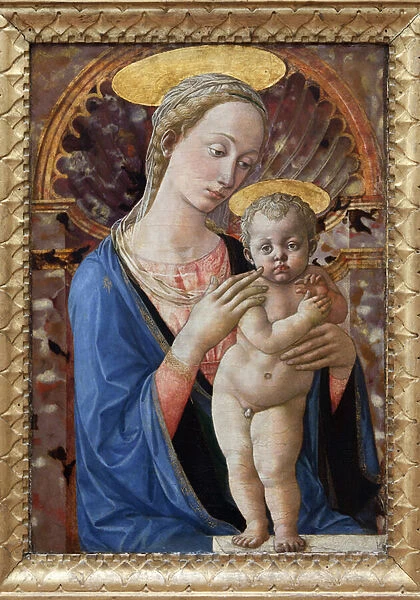 The Virgin and Child, Painting by Francesco di Stefano, known as Pesellino (ca. 1422-1457). Photography, KIM Youngtae, Lyon, Musee des Beaux Arts de Lyon